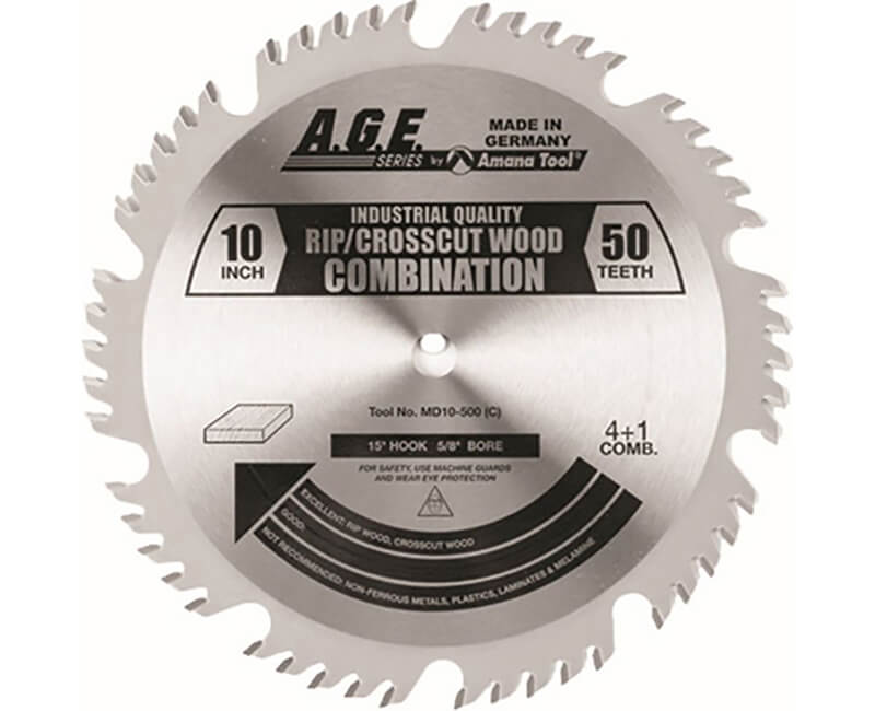 10" Combination Saw Blade - 50 Teeth