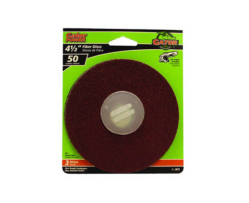 4 1/2" Aluminum Oxide Fiber Disc - 50 Grit
