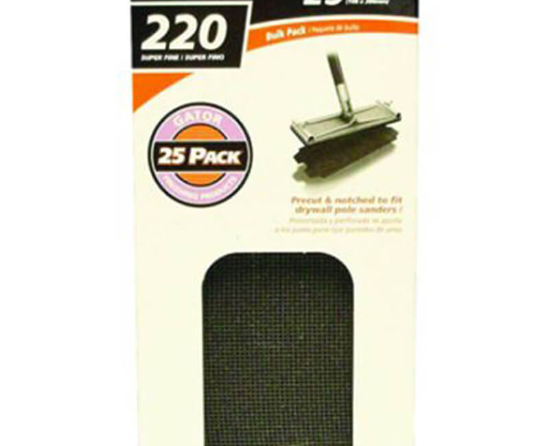 4 1/4"x11 1/4" Dry Wall Sanding Screen - 220 Grit