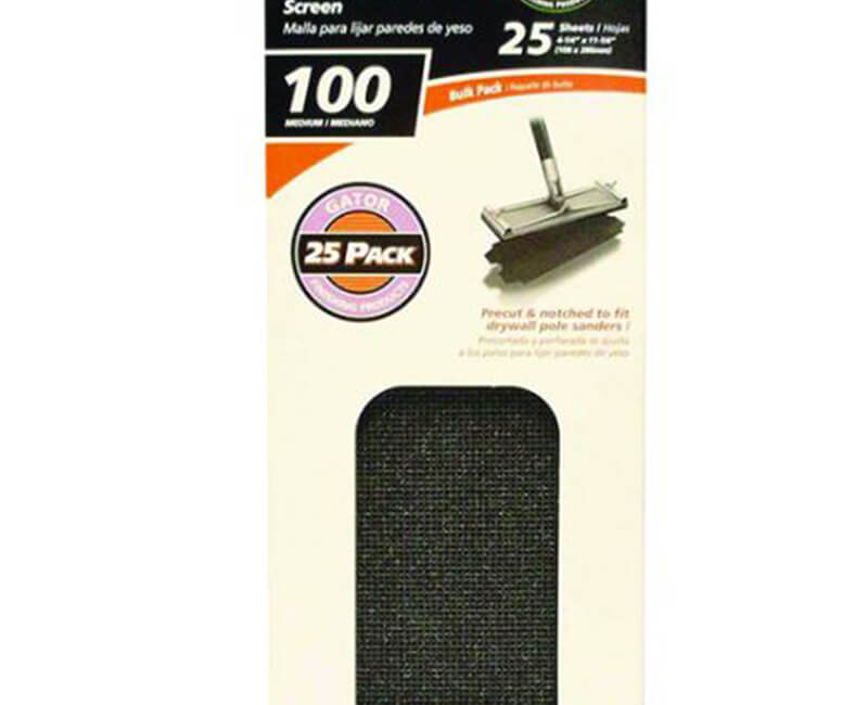 4 1/4"x11 1/4" Dry Wall Sanding Screen - 100 Grit