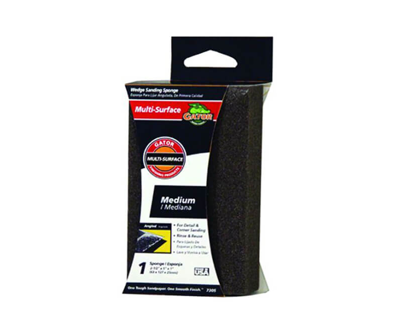 Jumbo Dual Wedge Sanding Sponge - Medium