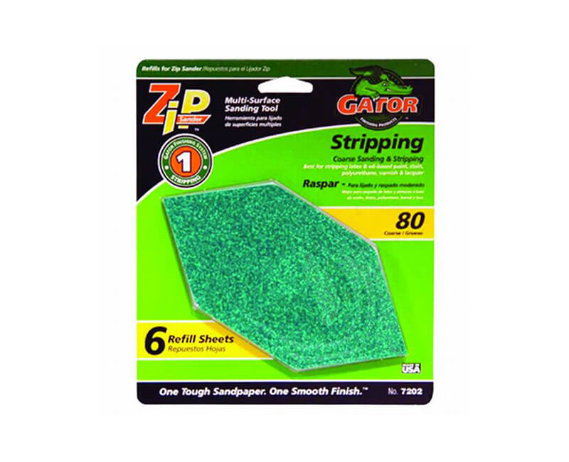 Zip Sander 80 Grit Refill