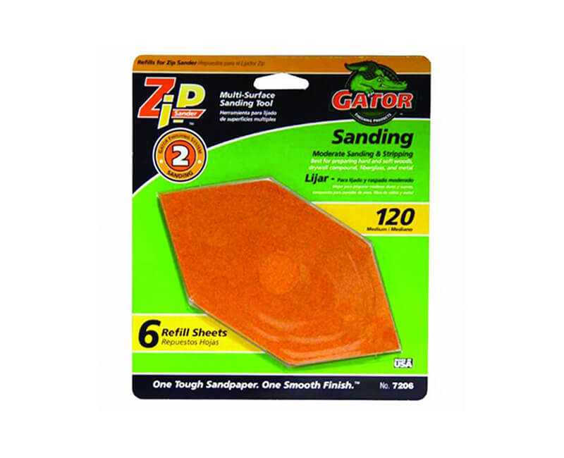 Zip Sander 120 Grit Refill