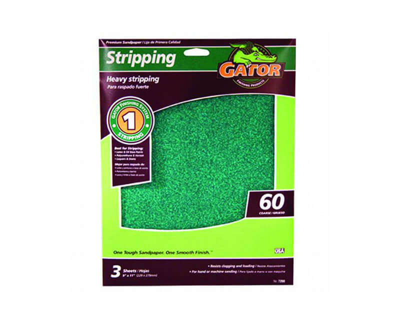 9"x11" Coarse Premium Sandpaper - 60 Grit