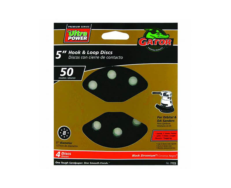 8 Hole Premium Hook And Loop Sanding Discs - Coarse