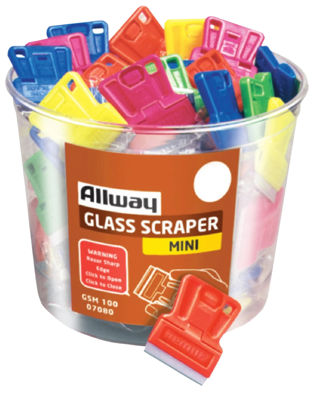 MINI GLASS SCRAPER BUCKET