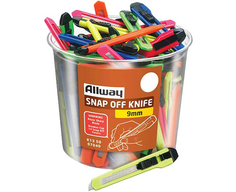 13 Point Breakaway Knives - 50/Bucket