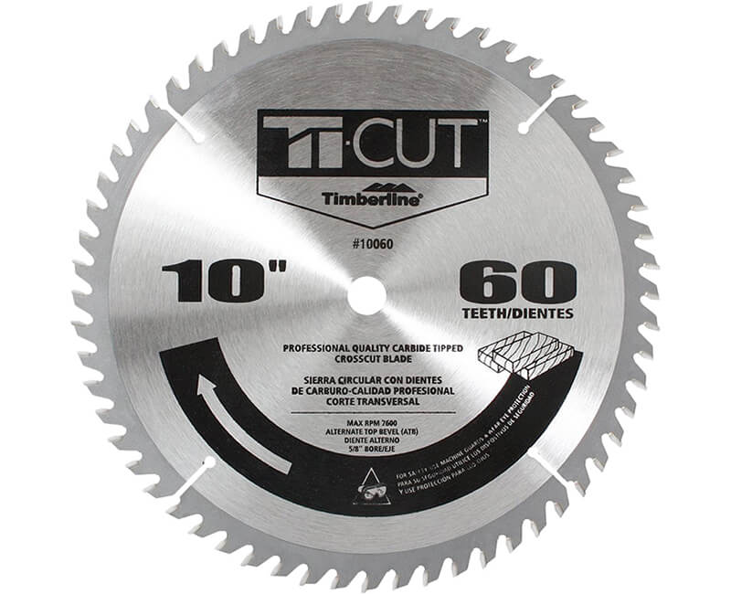 10" Ti-Cut Saw Blade - 60 Teeth