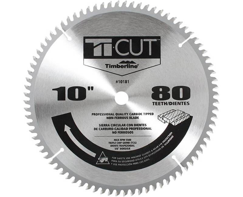 10" Ti-Cut Saw Blade - 80 Teeth