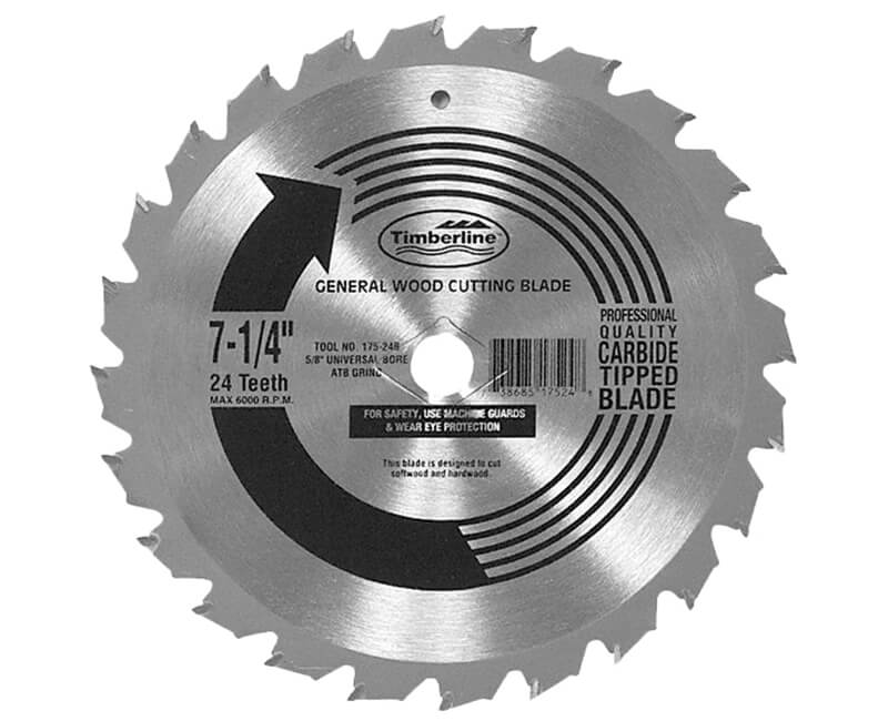 7 1/4"x 24 Teeth Contractor Saw Blade