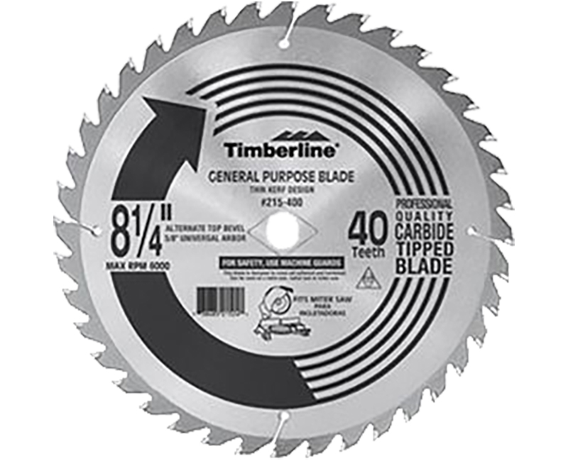 8 1/4"x 24 Teeth Thin Kerf Saw Blade