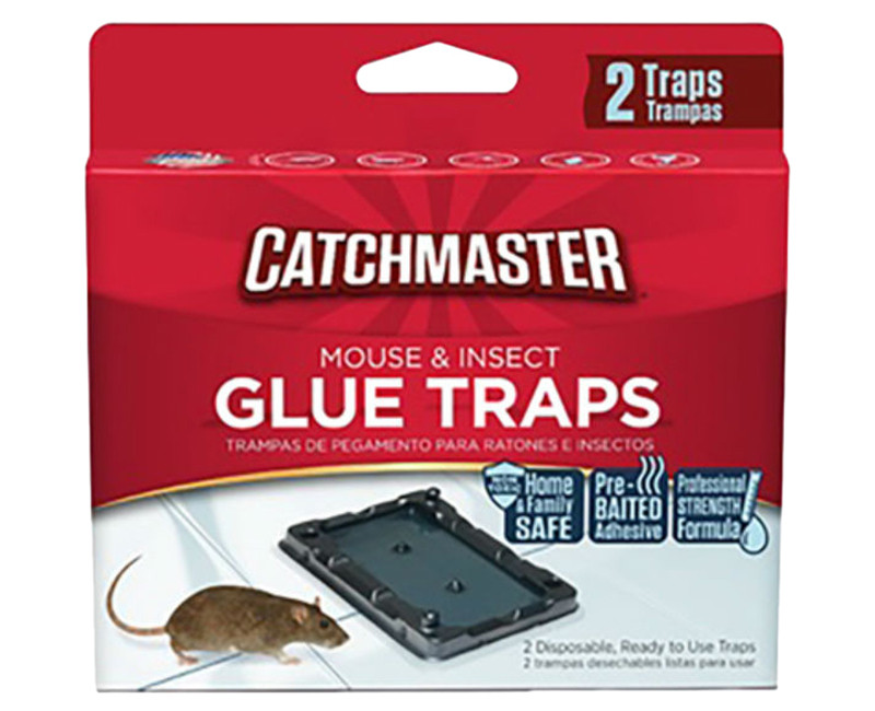 CATCHMASTER 2PK MOUSE GLUE TRAPS