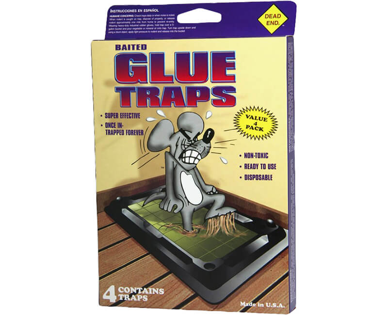 Mouse Glue Traps - 4 Pack