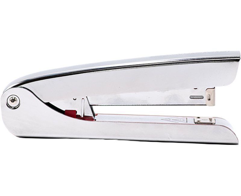 EXECUTIVE STAPLER, STAINLESS STEEL BODY, BUILT IN STAPLE STORAGE CARTRIDGE, STAPLES INCLUDED