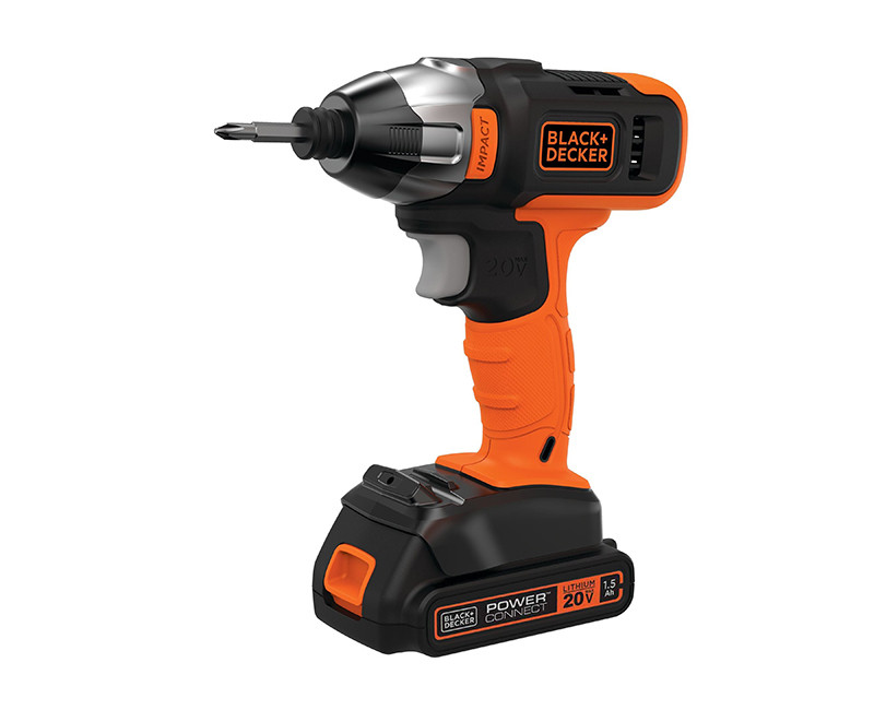 20V MAX CORDLESS IMPACT DRIVER WITH CHARGER & FASTENING BIT