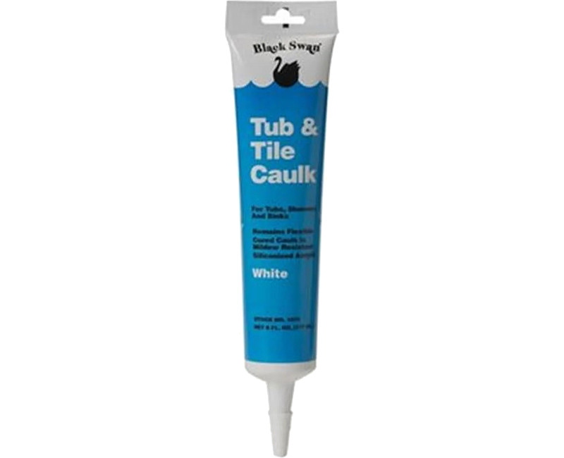 Tub & Tile Caulk, White, 5 fl.oz. tube