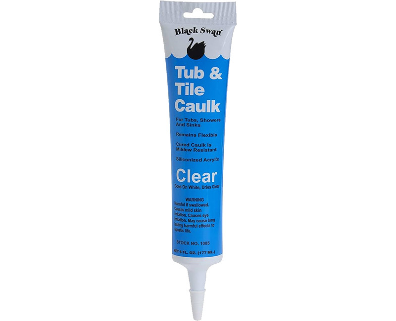 Tub & Tile Caulk, Clear, 5 fl.oz. tube