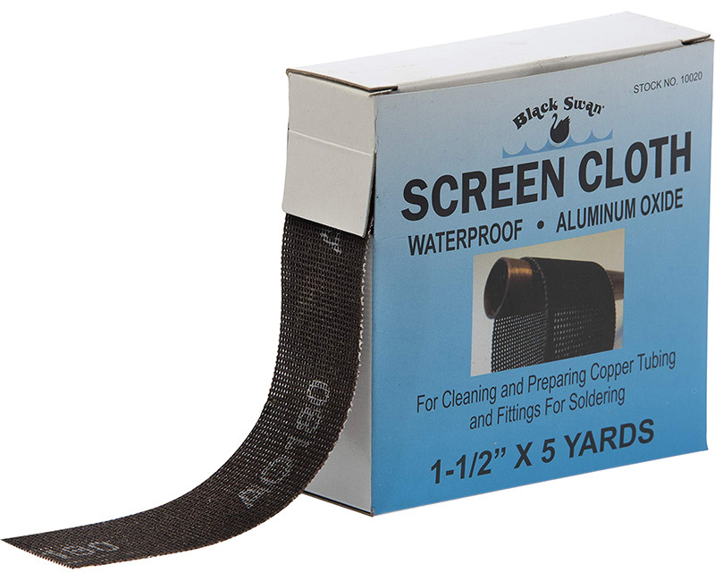 Open Mesh Screen Cloth, 1 1/2" x 5 Yards, Boxed