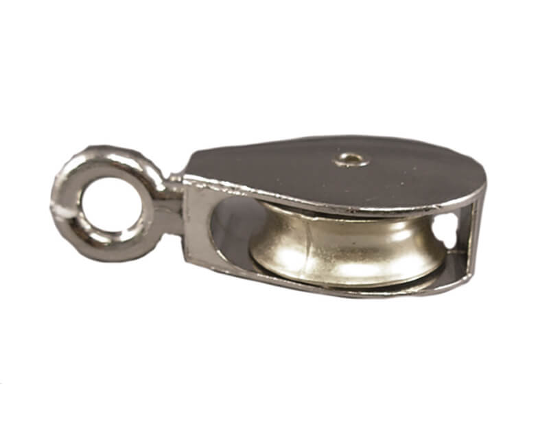 1-1/2" Fixed Eye Pulley - Nickel