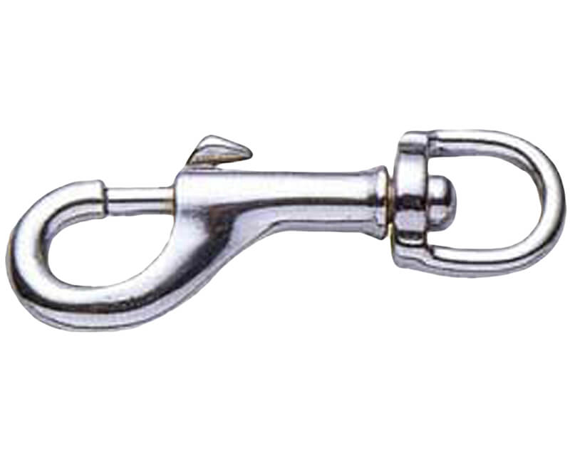 3/4" Swivel Eye Bolt Snap - Nickel