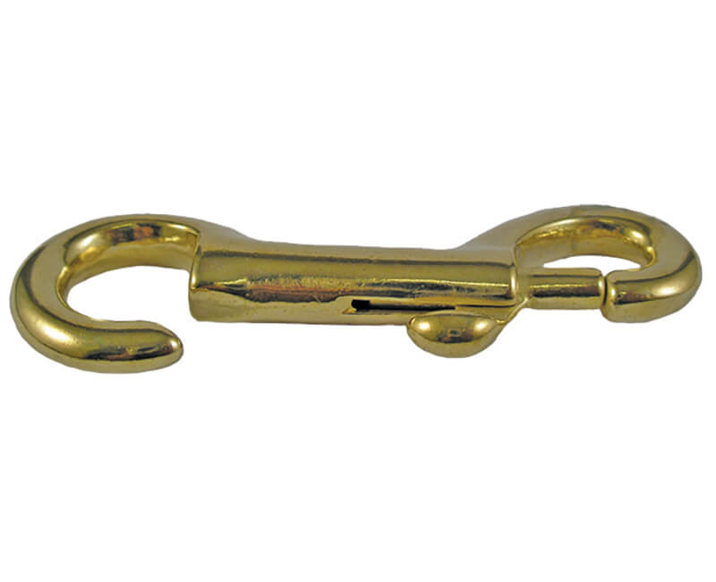 5/8" Open Eye Bolt Snap - Brass