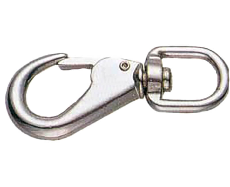 3/4" Swivel Eye Boat Snap - Nickel