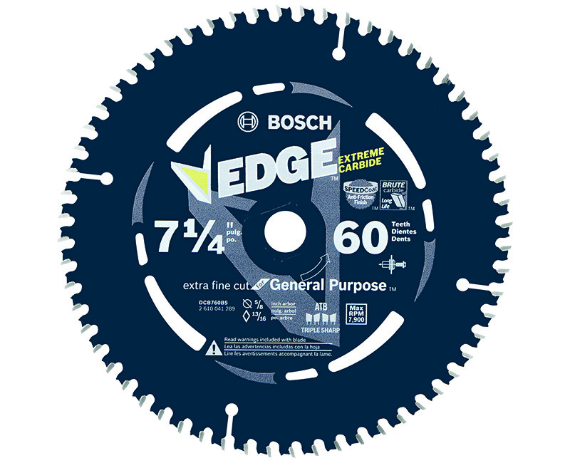 BOSCH EDGE 7.25'' 60T GENERAL PURPOSE