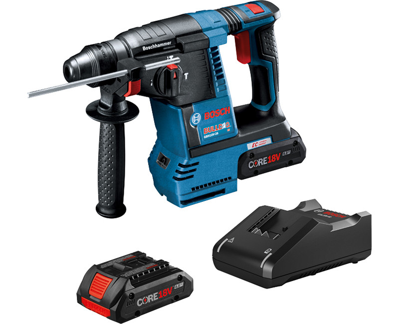 CORE 18V 1" SDS PLUS ROTARY HAMMER KIT W/2 4.0AH BATTERIES