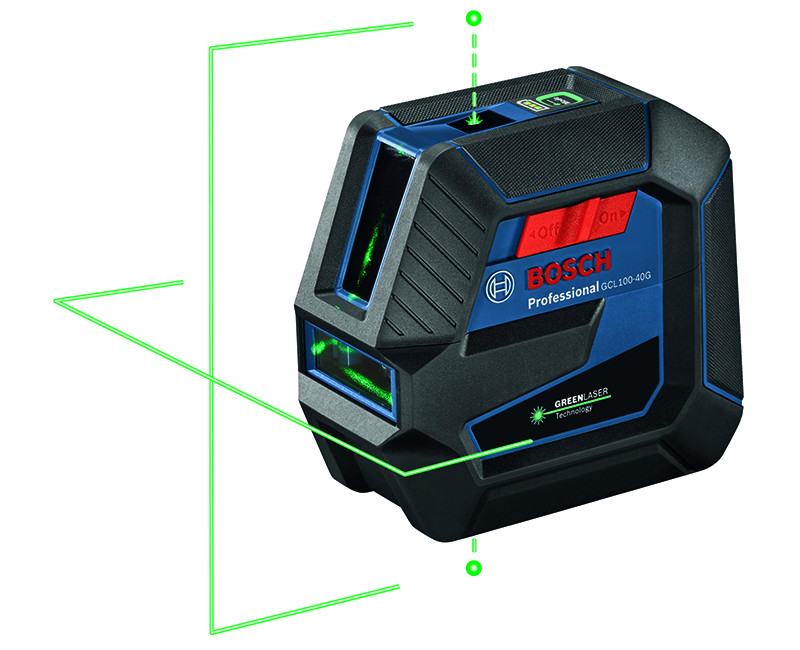 CROSS LINE LASER GREEN BEAM WITH PLUMB POINTS