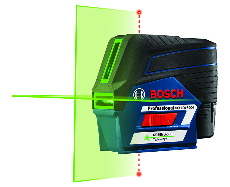 12V GREEN BEAM CONNECTED COMBINATION LASER W/ BATTERY + CHARGER