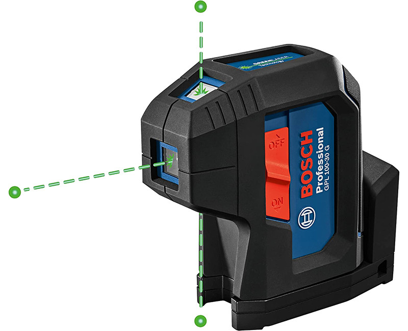 GREEN 3 POINT DOT LASER LEVEL