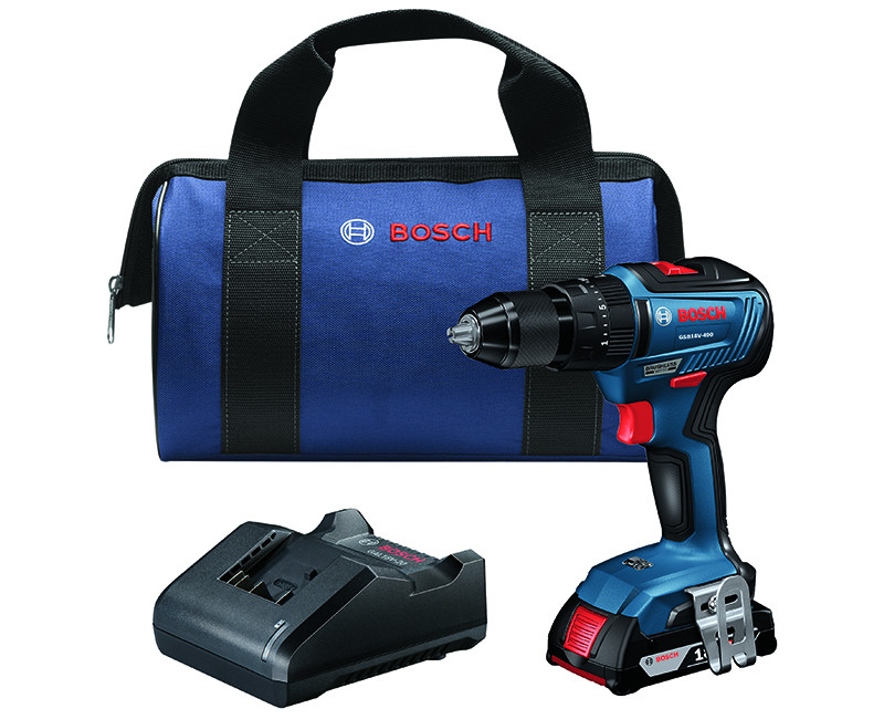 18V BRUSLESS HAMMER DRILL WITH ONE 2.0 AH BATTERY