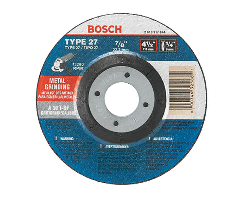 Type 27 30 Grit Grinding Wheel