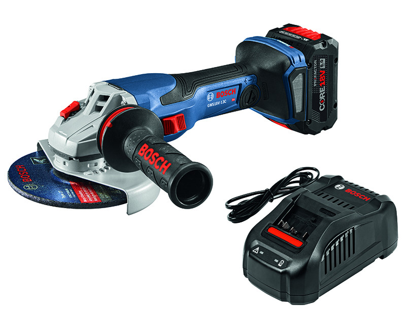 18V 5-6" CONNECTED READY ANGLE GRINDER W/ 1 8.0 AH CORE BATTERY