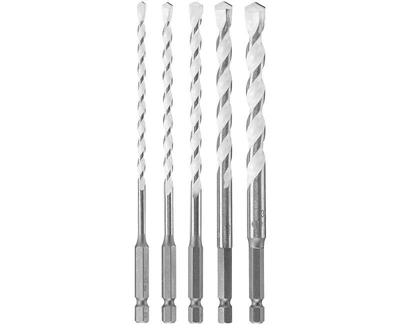 Daredevil Impact Tough Multi-Material Drill Bit Set - 5 Pieces