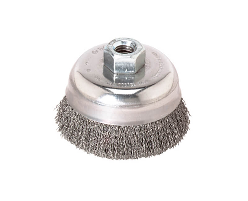 3-1/2" Knotted Cup Brush Stainless Steel