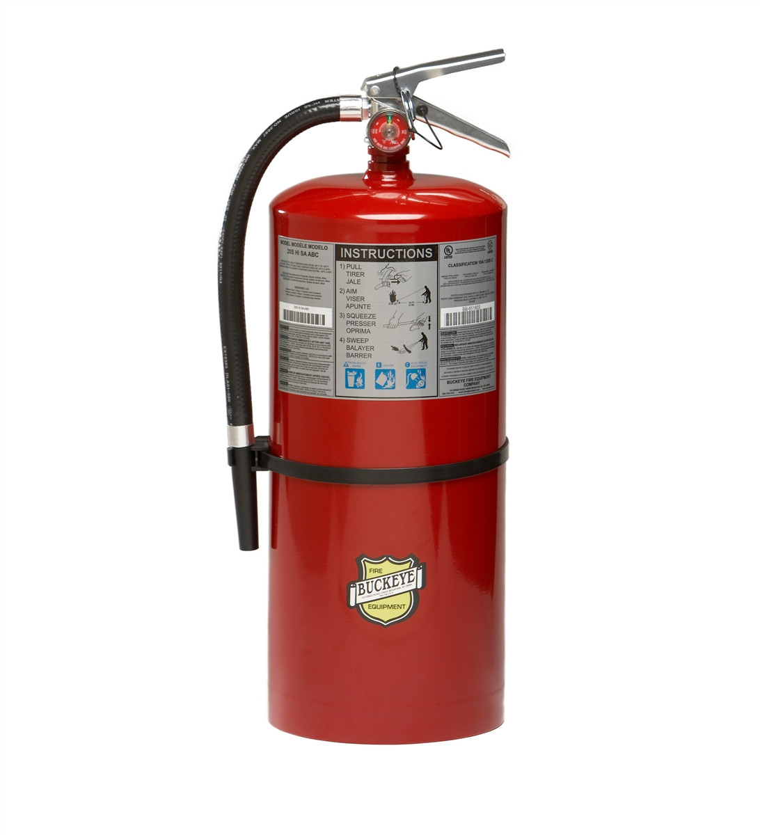 20 LB ABC RECHARGEABLE FIRE EXTINGUISHER WALL MOUNT