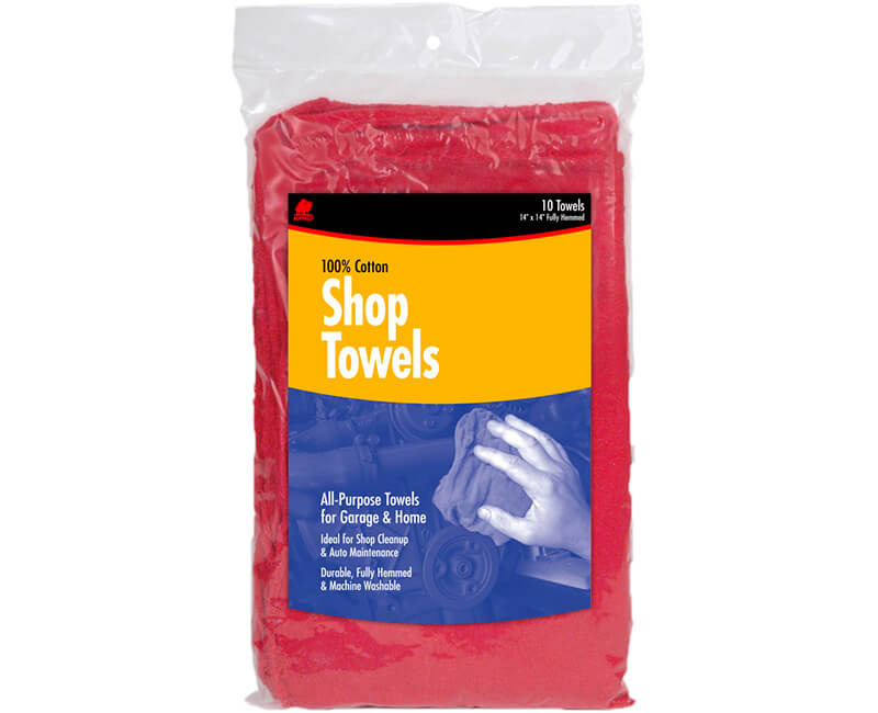 Red Shop Towels