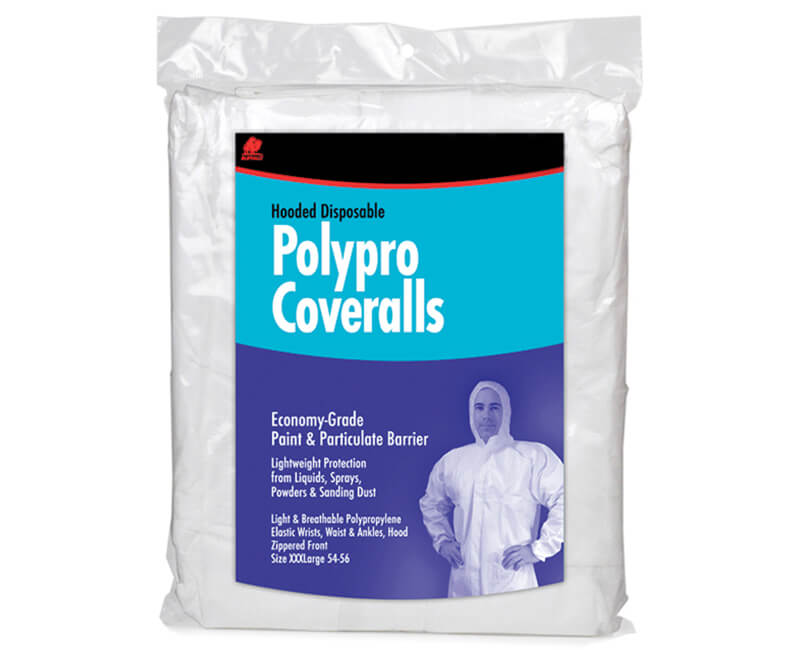 Poly Pro Disposable Hooded Coverall - XX-Large