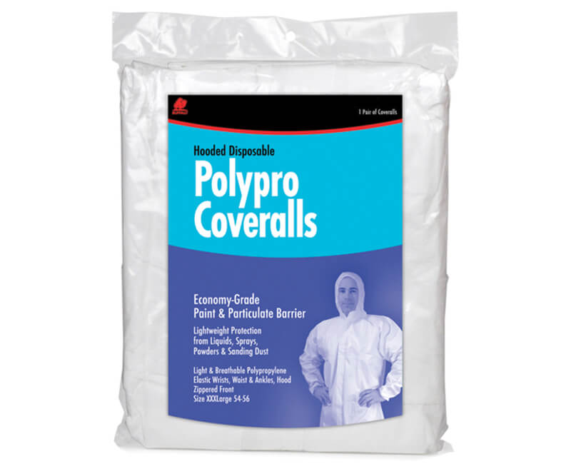 Poly Pro Disposable Hooded Coverall - X-Large