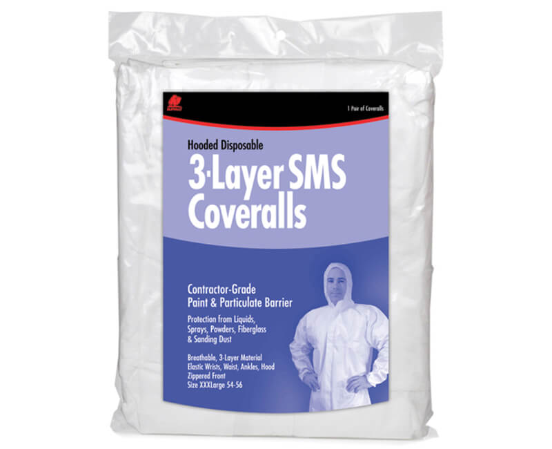 3 Layer SMS Hooded Coverall - XX-Large