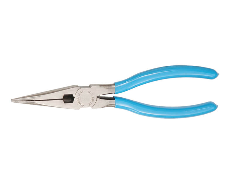 8" Long Nose Plier With Side Cutter