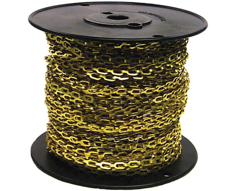 1/0 Solid Brass Safety Chain - 200'