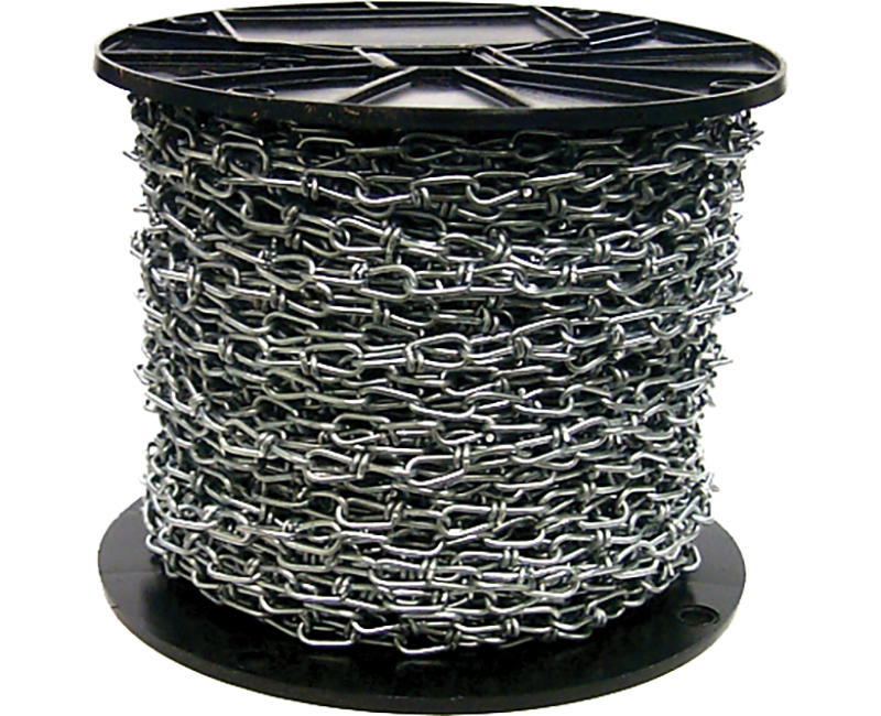 #3 Zinc Plated Double Loop Chain - 200' Reel