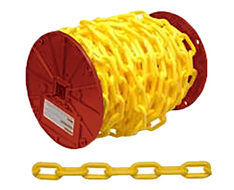 #8 X 60' Yellow Plastic Chain
