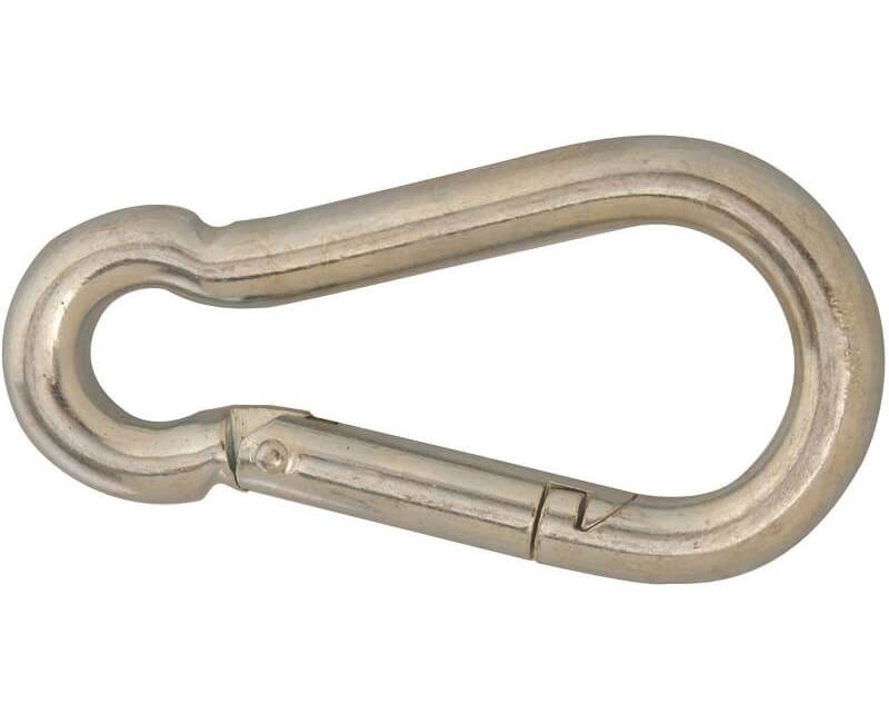 5/16" Carabiner Style Snap Clip Zinc Plated