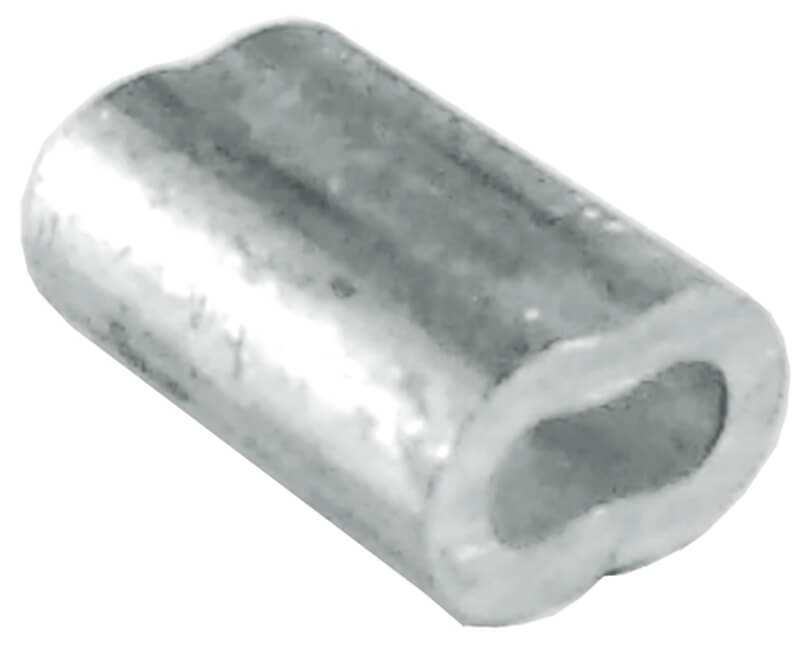 1/16" Aluminum Sleeve For Aircraft Cable - 100 Per Box