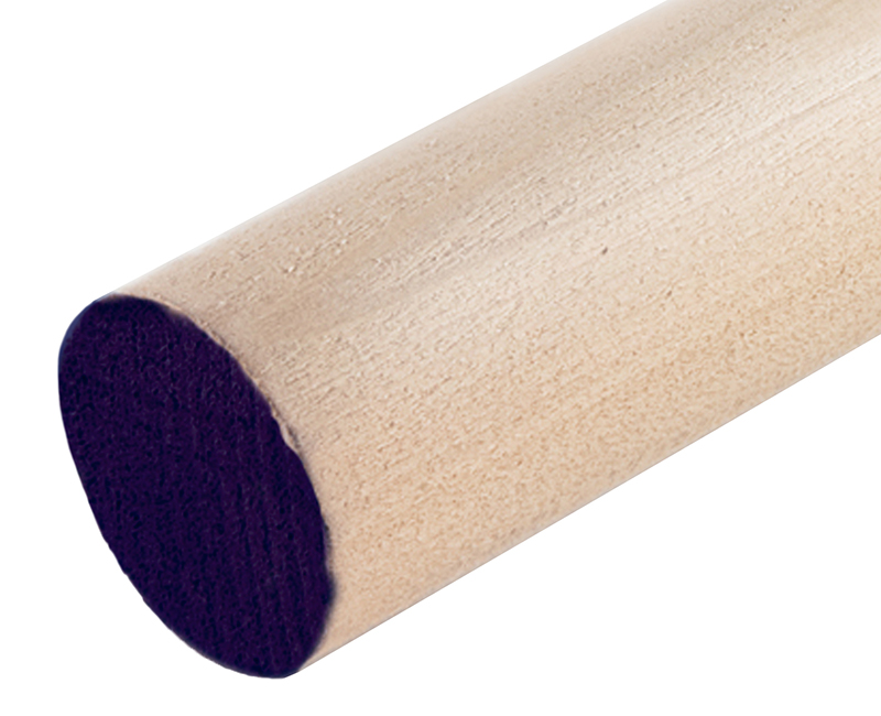 1-1/4" Blue Hardwood Dowel