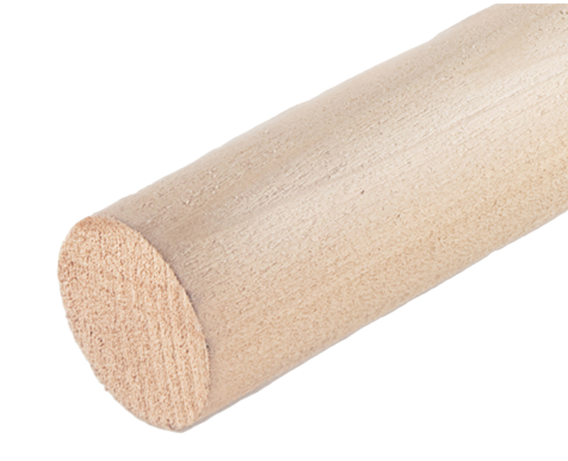 1" Natural Hardwood Dowel