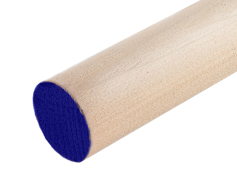 1/4" Blue Hardwood Dowel